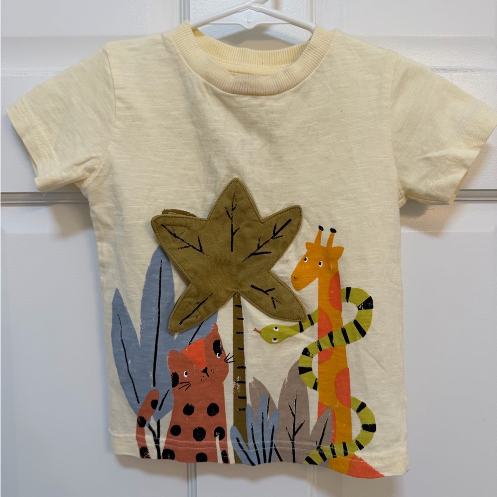 Next Lift the Flap Cream Jungle‎ Friends T-Shirt 100% Cotton